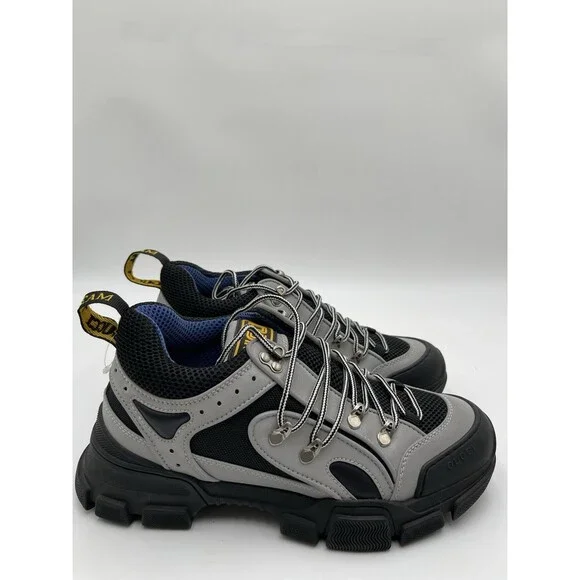 Gucci | Shoes | Mens Gucci Flashtrek Black Meshgray Leather  display picture 2